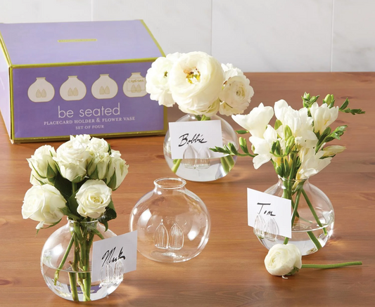 Flower place card holder