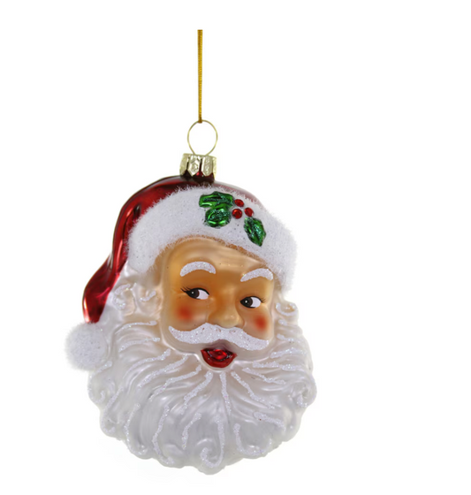 Retro Santa Ornament