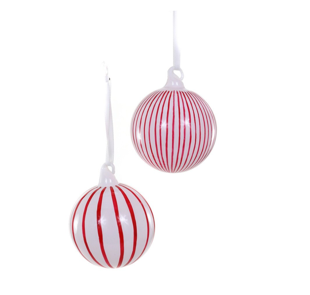 Striped Bauble-Large Ornament