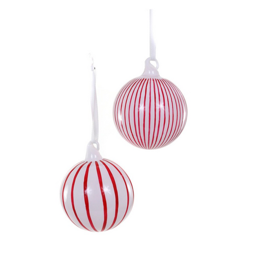 Striped Bauble-Large Ornament