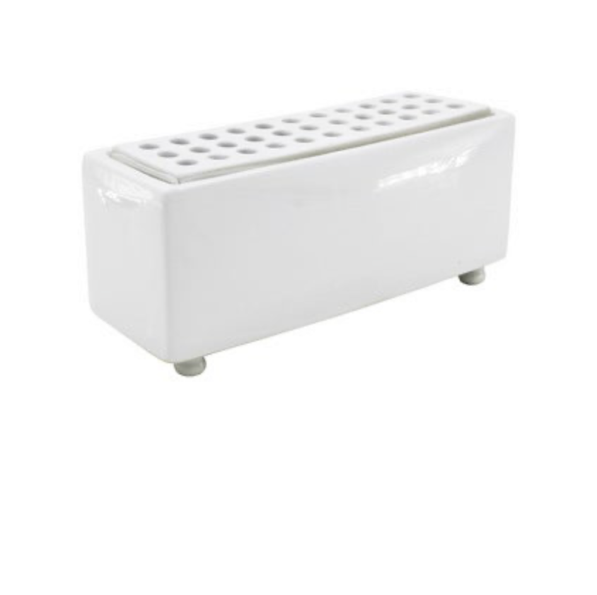 Longleaf Flower Arranger - White