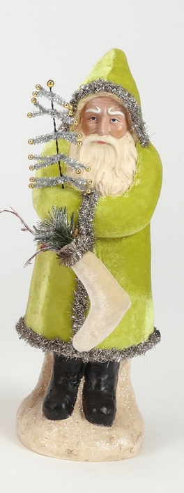 Belsnickle Santa Large Light Green