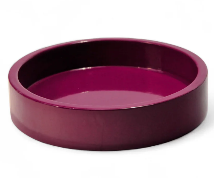 Round Tray mini- Blackberry