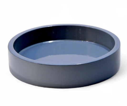 Round Tray mini- Dove Blue