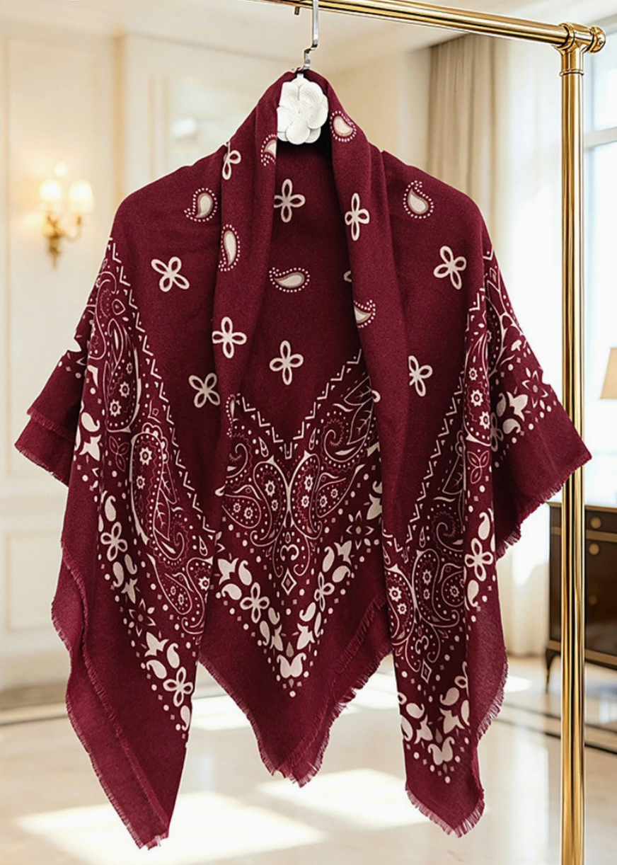 Wine Bandana Scarf