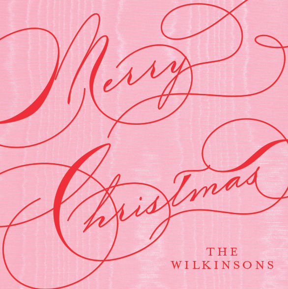 The Christmas Marge Tag - Pink