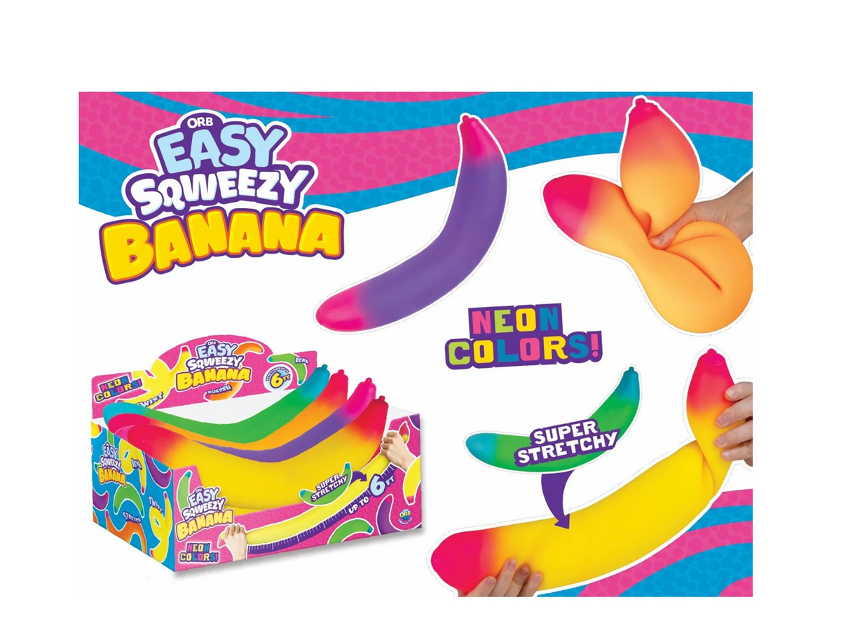 Neon Banana Squishy