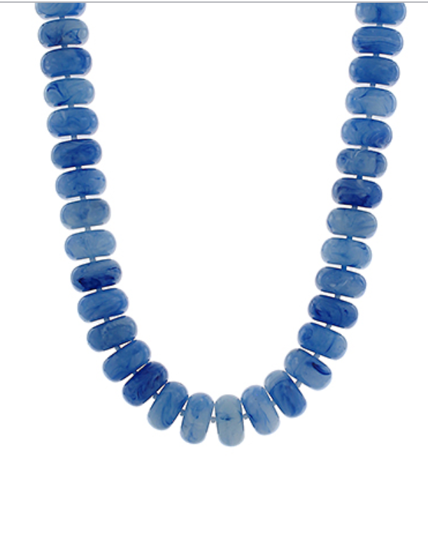 Chunky Marble Bead Necklace