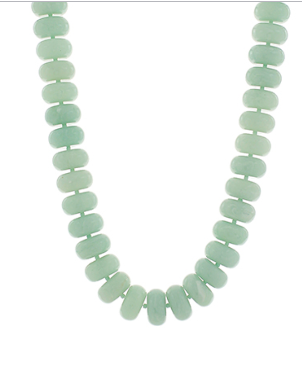 Chunky Marble Bead Necklace
