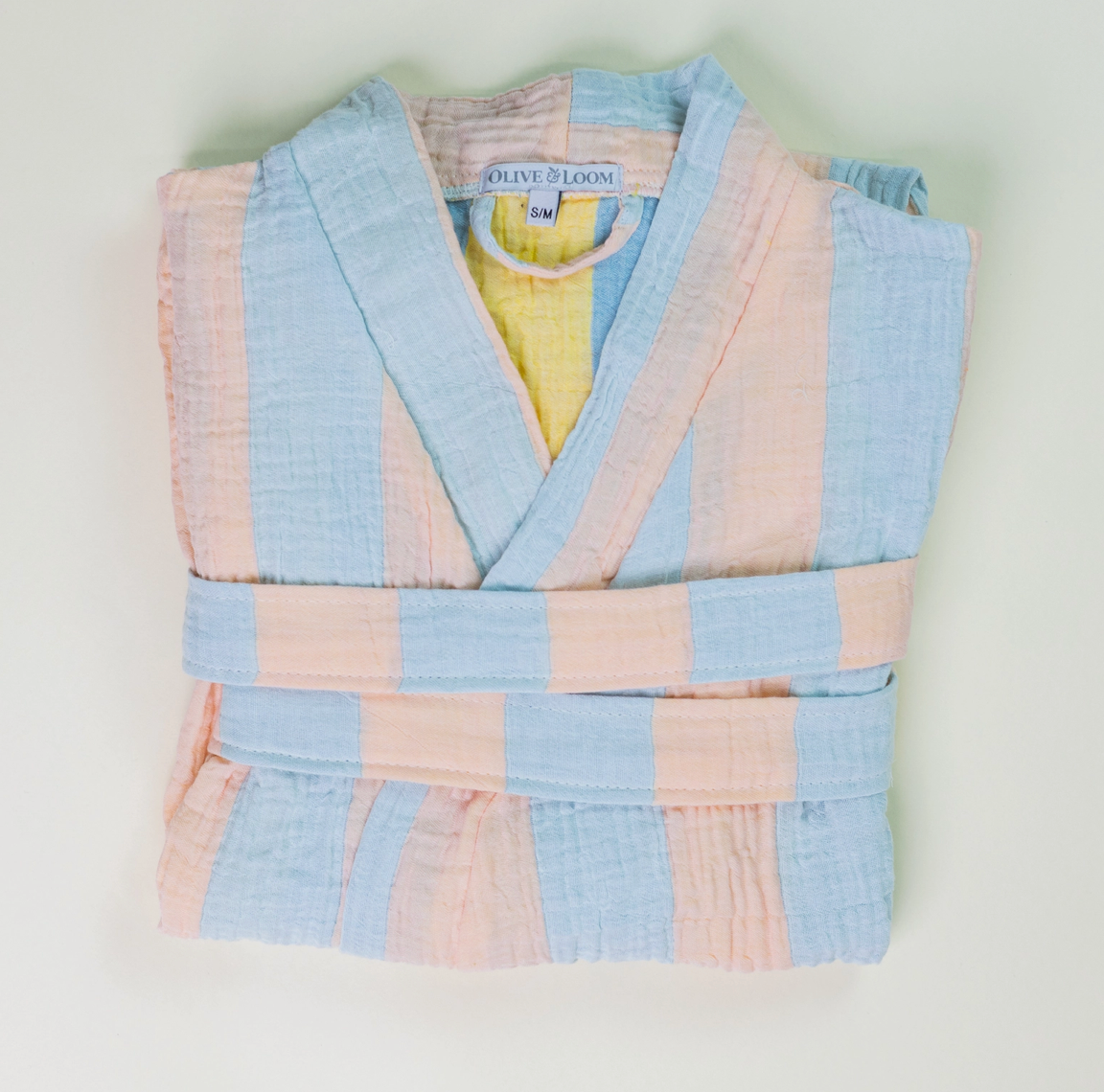 Muslin Striped Robe