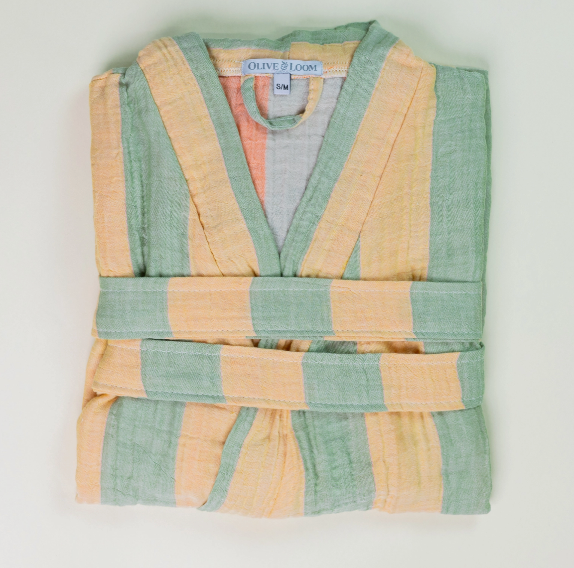 Muslin Striped Robe