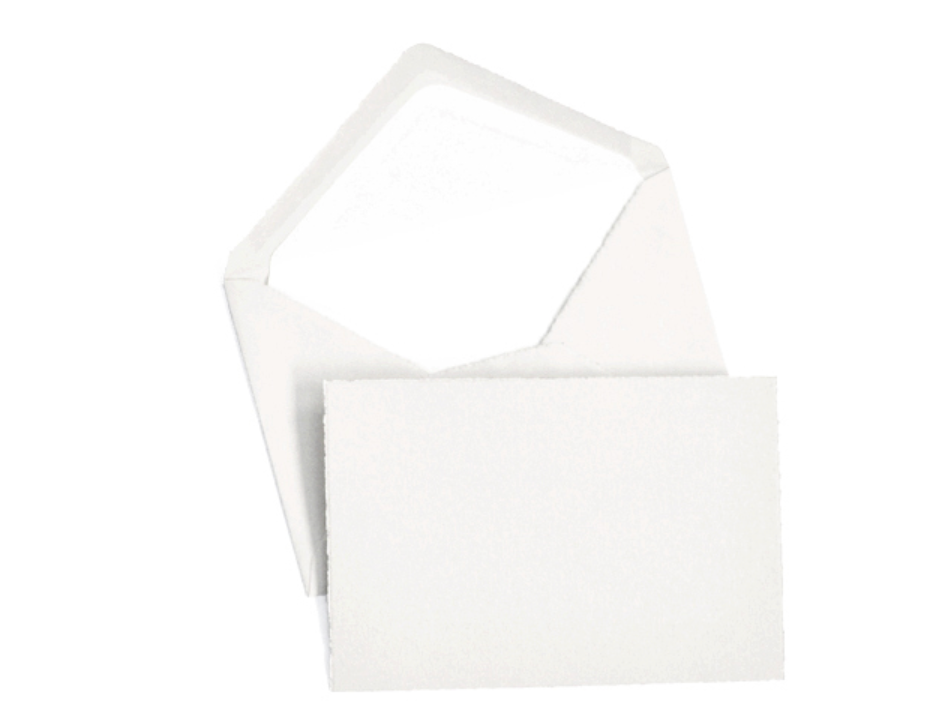 Original Crown Mill Classic Laid Deckle Edge Note Card Gold Box