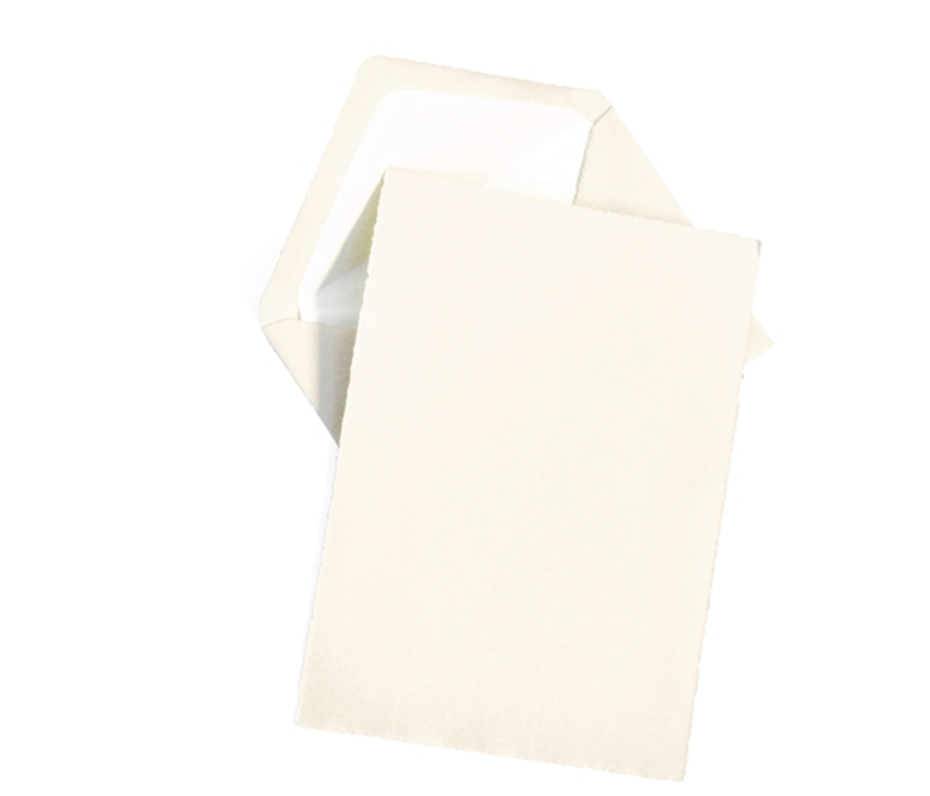 Original Crown Mill Classic Laid Deckle Edge Sheet