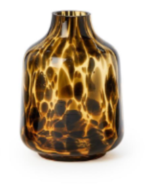 Tortoise Print Vases