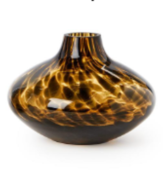 Tortoise Print Vases