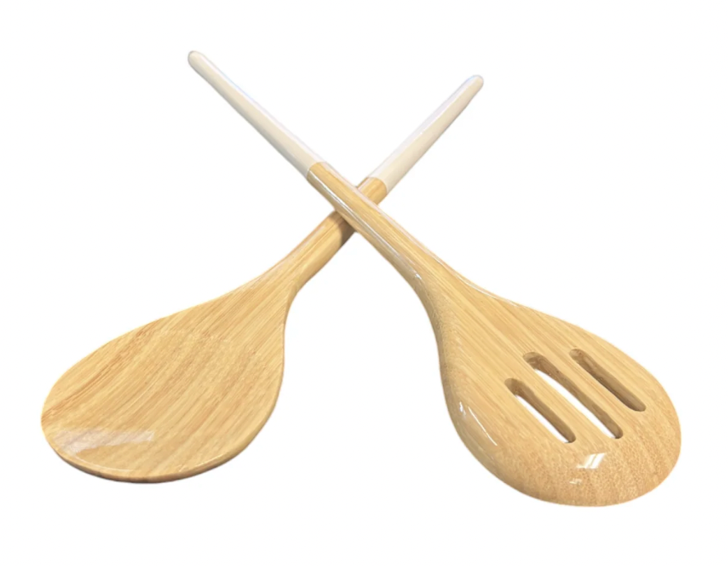 Refined Salad Server Set