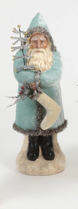 Belsnickle Santa Large Blue