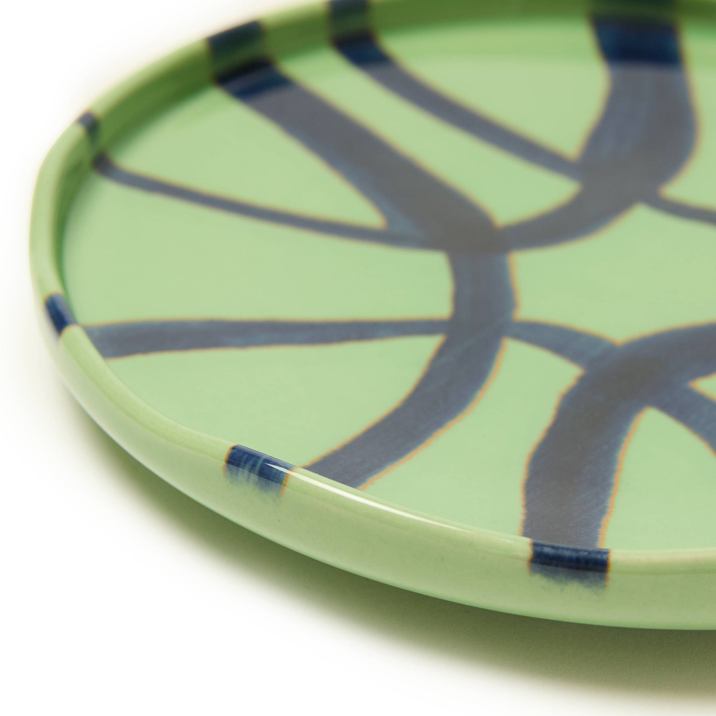 Amalfi Appetizer Plate Green - 7.1" Diameter