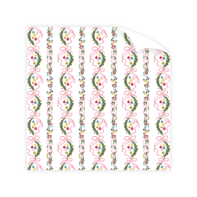 Baubles and Bows Wrapping Paper Roll