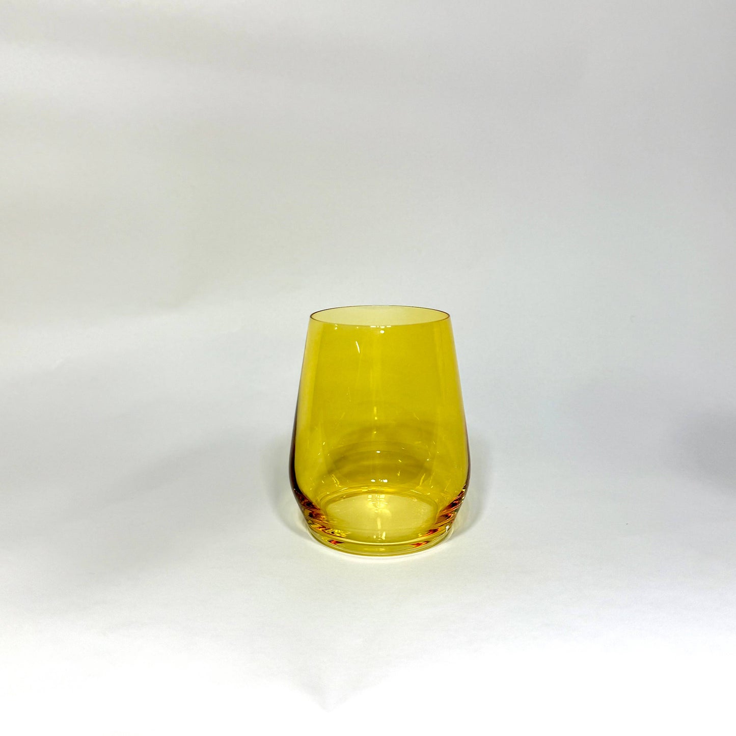 Sunshine Yellow - Colored Stemless Wineglass
