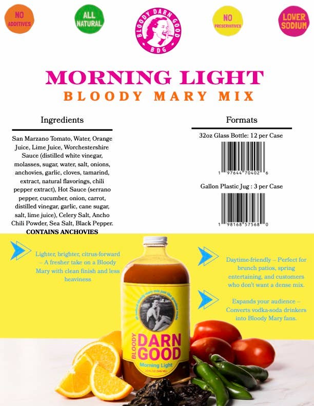 Morning Light Bloody Mary Mix - 32oz