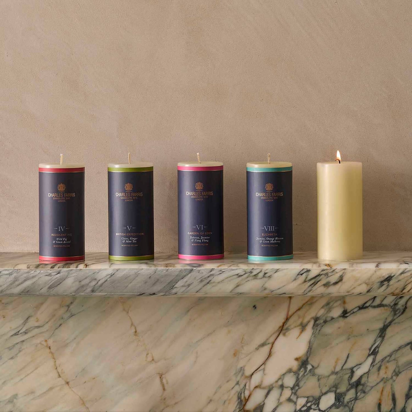 VI Garden of Eden Scented Pillar Candle