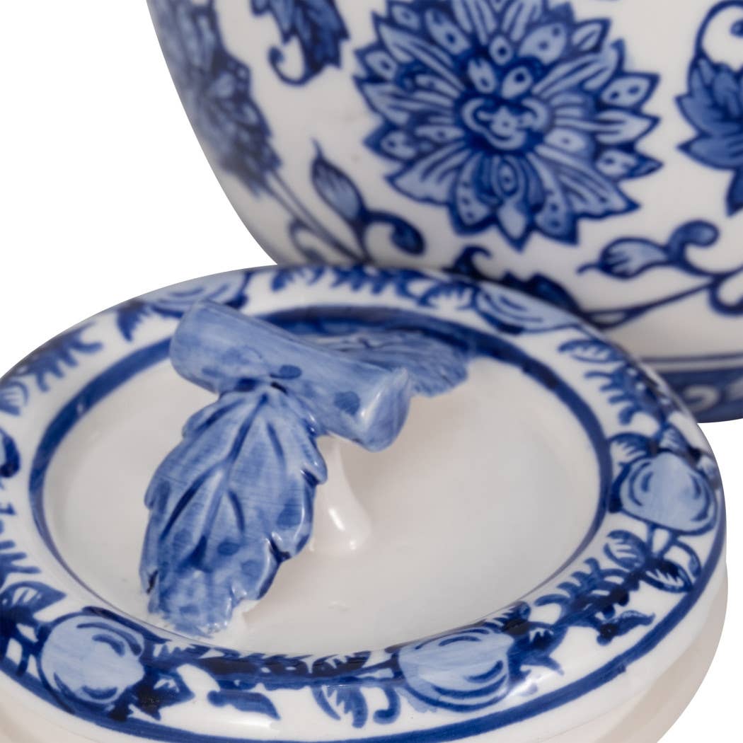 Peony Chinoiserie Lidded Candle
