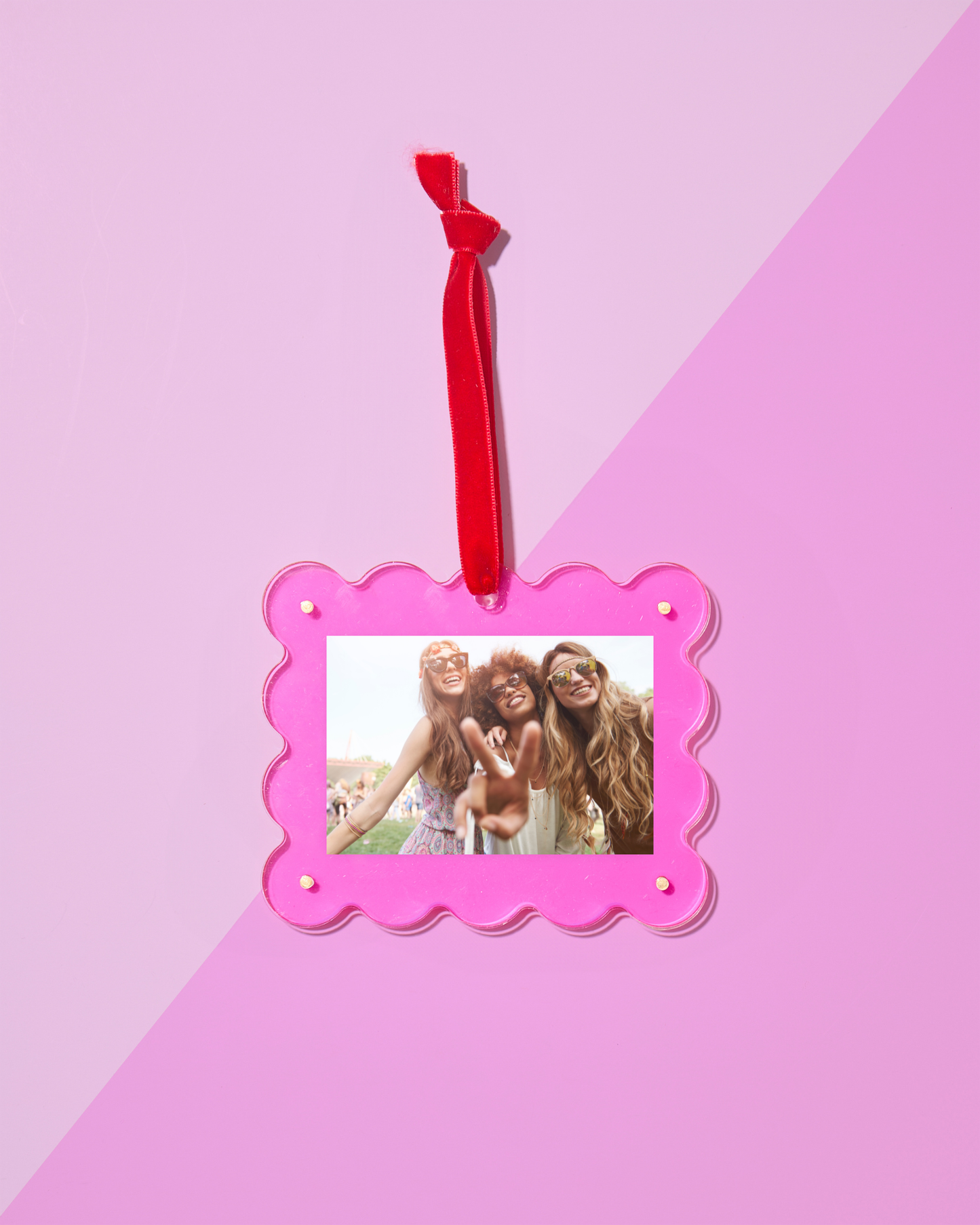 Hot Pink Frame Ornament