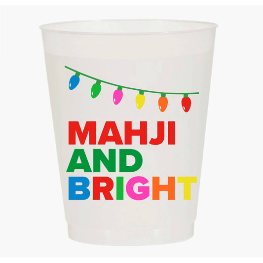 MAHJI AND BRIGHT" MAHJONG FROST FLEX CUPS