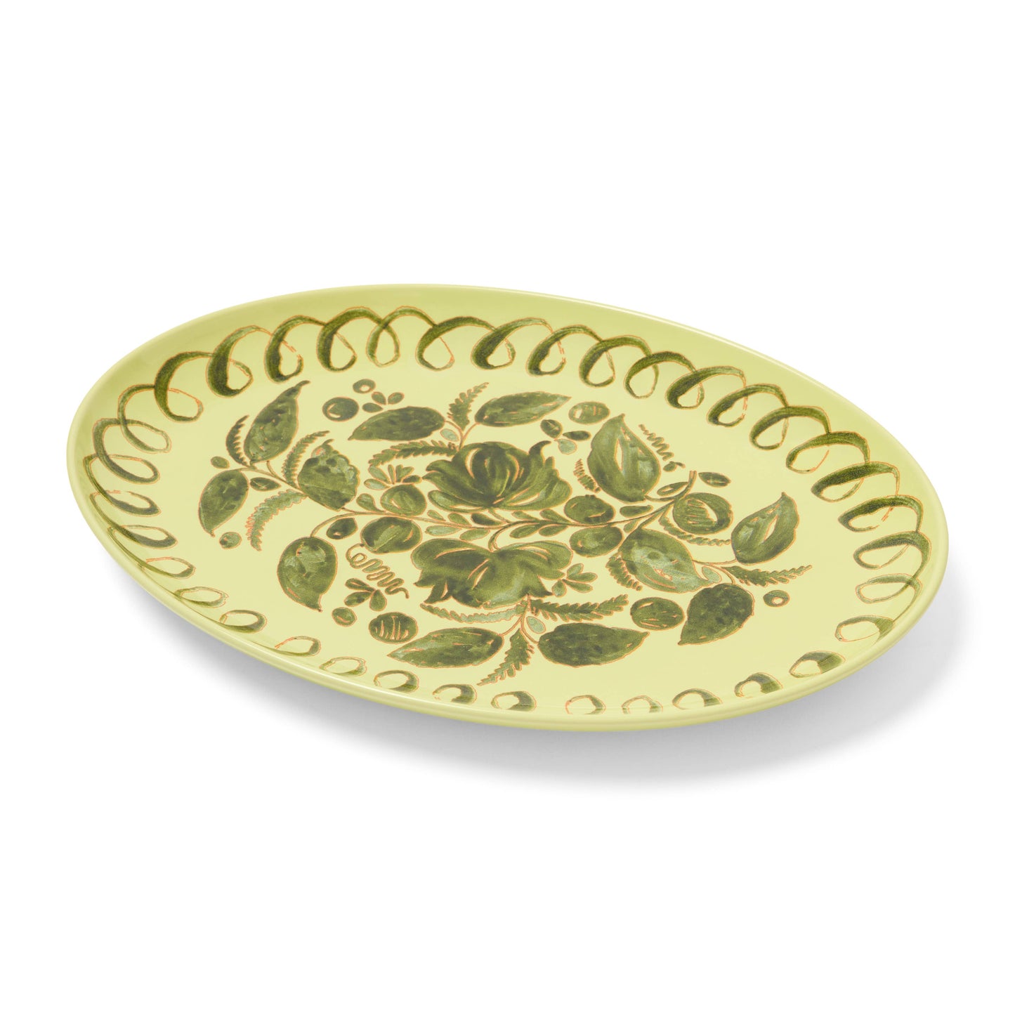 Amalfi Oval Tray Lime - 15.7" x 11"