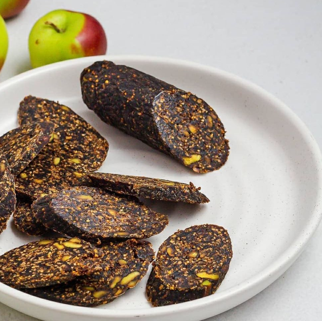 Vegan Fig Salami - Pistachio Pepper