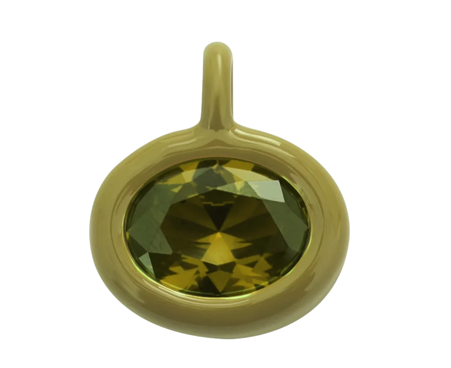 Bezel Gem Necklace