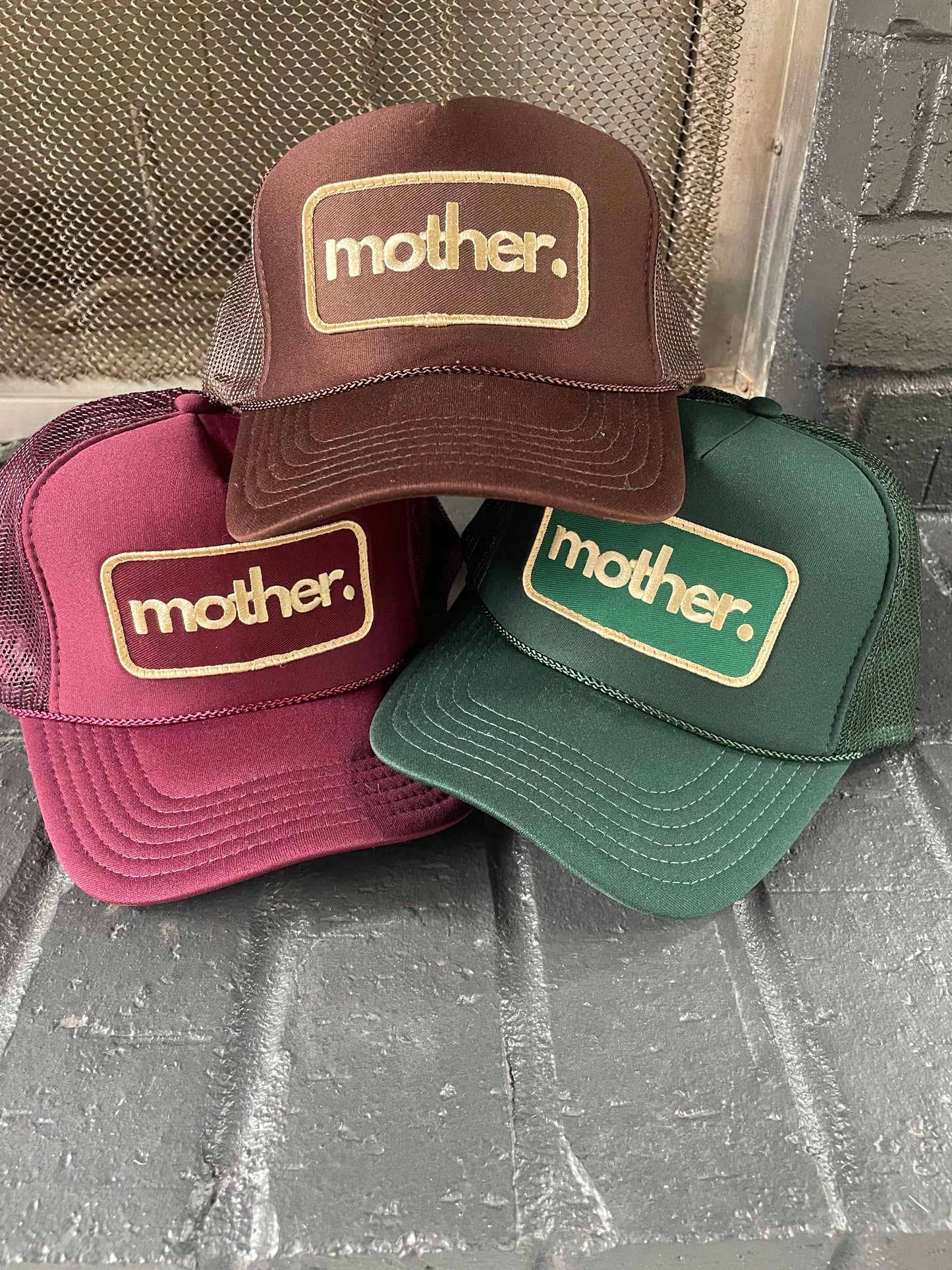 Mother Patch Trucker Hat - Forest Green