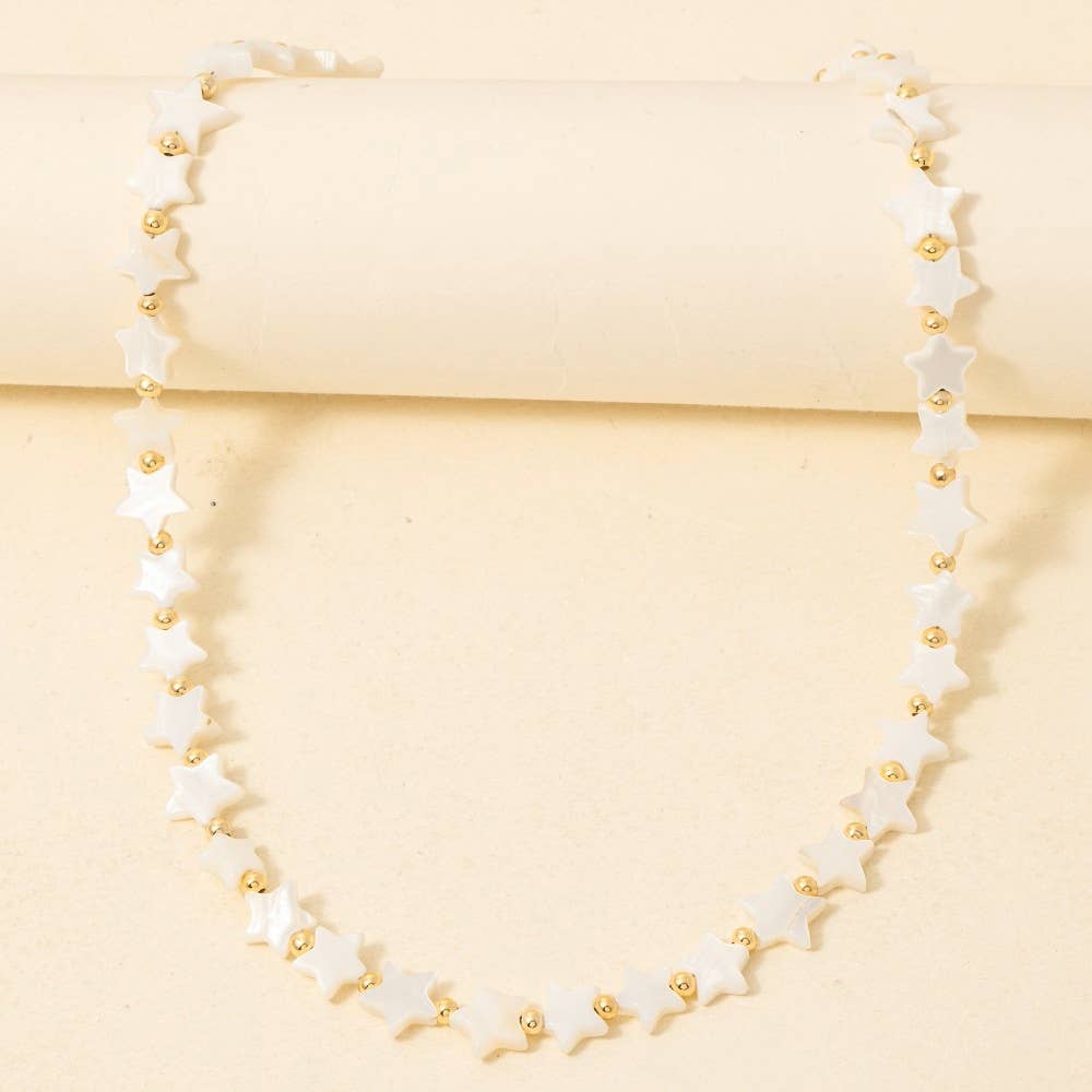 Multi Star Beaded Necklace