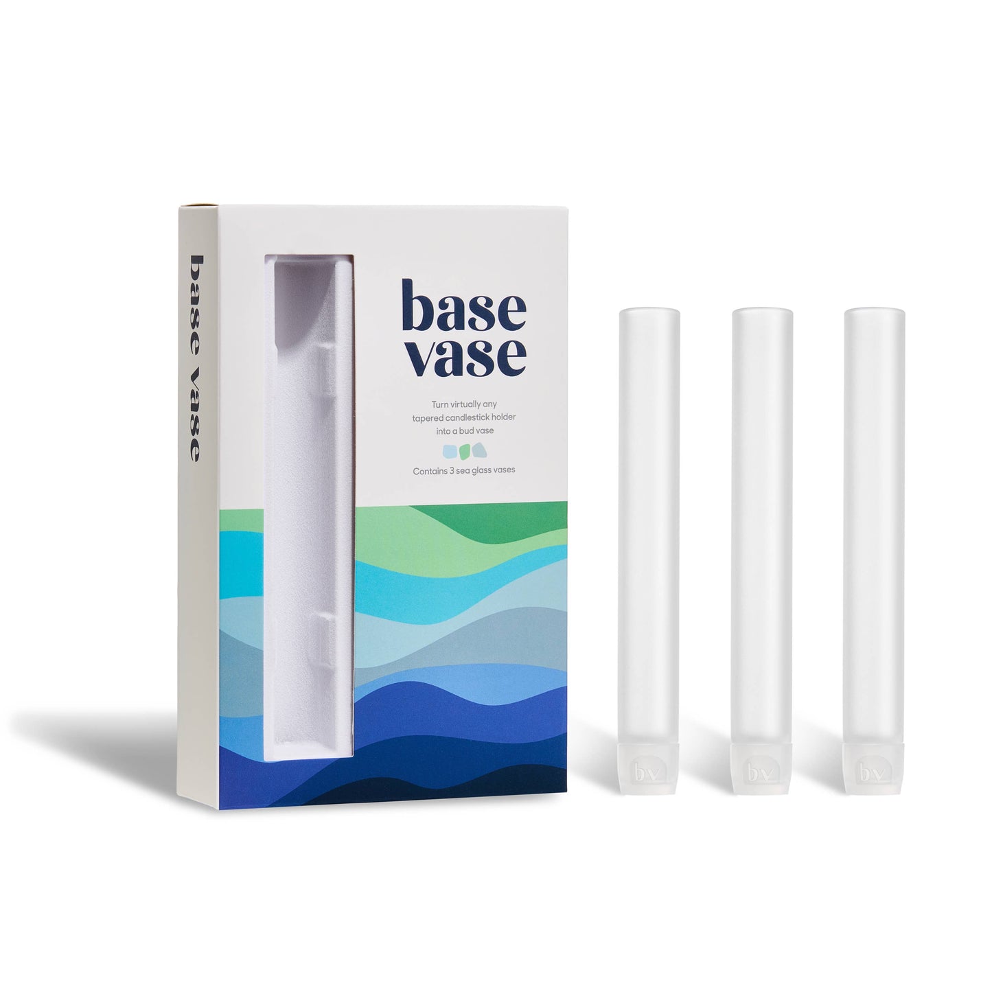 Base Vase 3-Pack (Sea Glass Edition)
