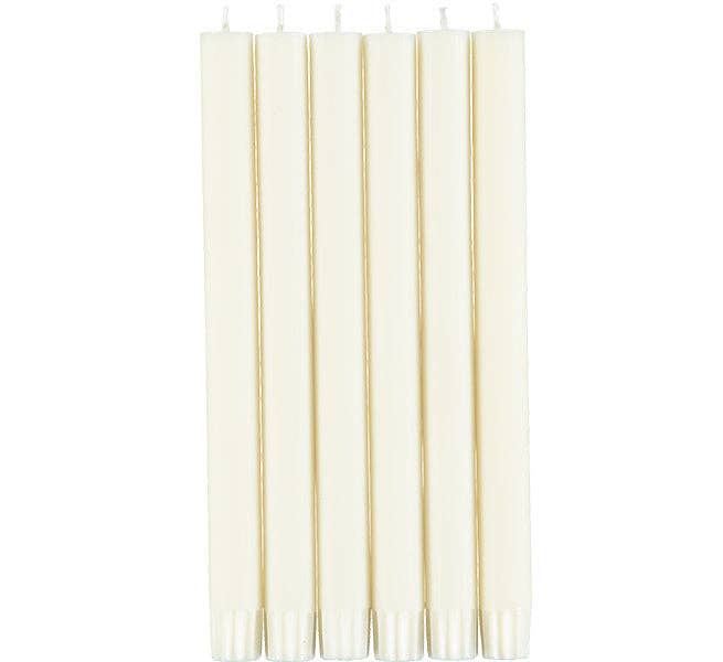 Pearl White Dinner Candle