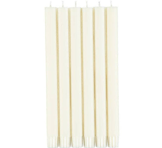 Pearl White Dinner Candle