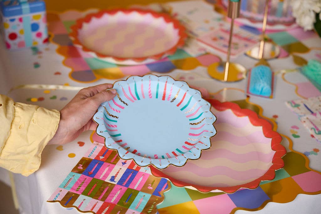 Birthday Wishes Dessert Plate Set