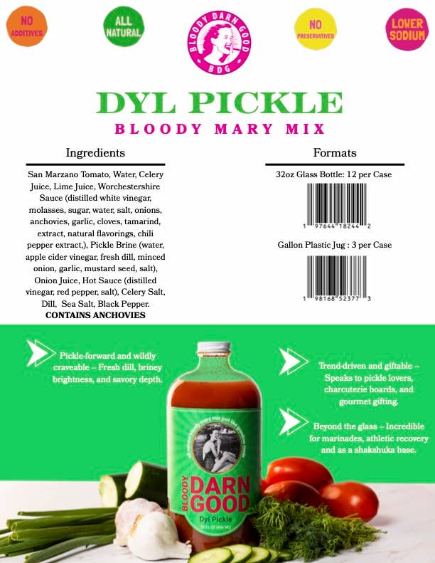 Dyl Pickle Bloody Mary Mix - 32oz