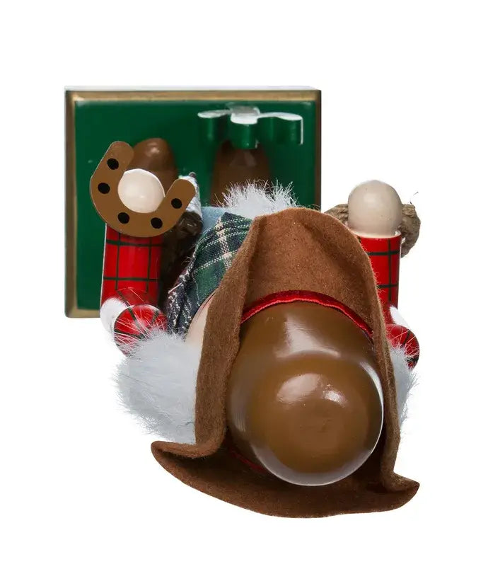 15"WOODEN COWBOY NUTCRACKER