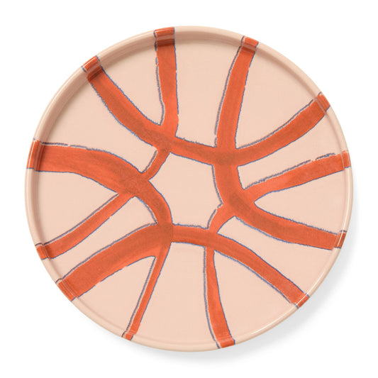 Amalfi Appetizer Plate Pink - 7.1" Diameter