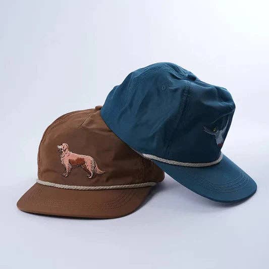 Flying Mallard Duck Hat in Teal