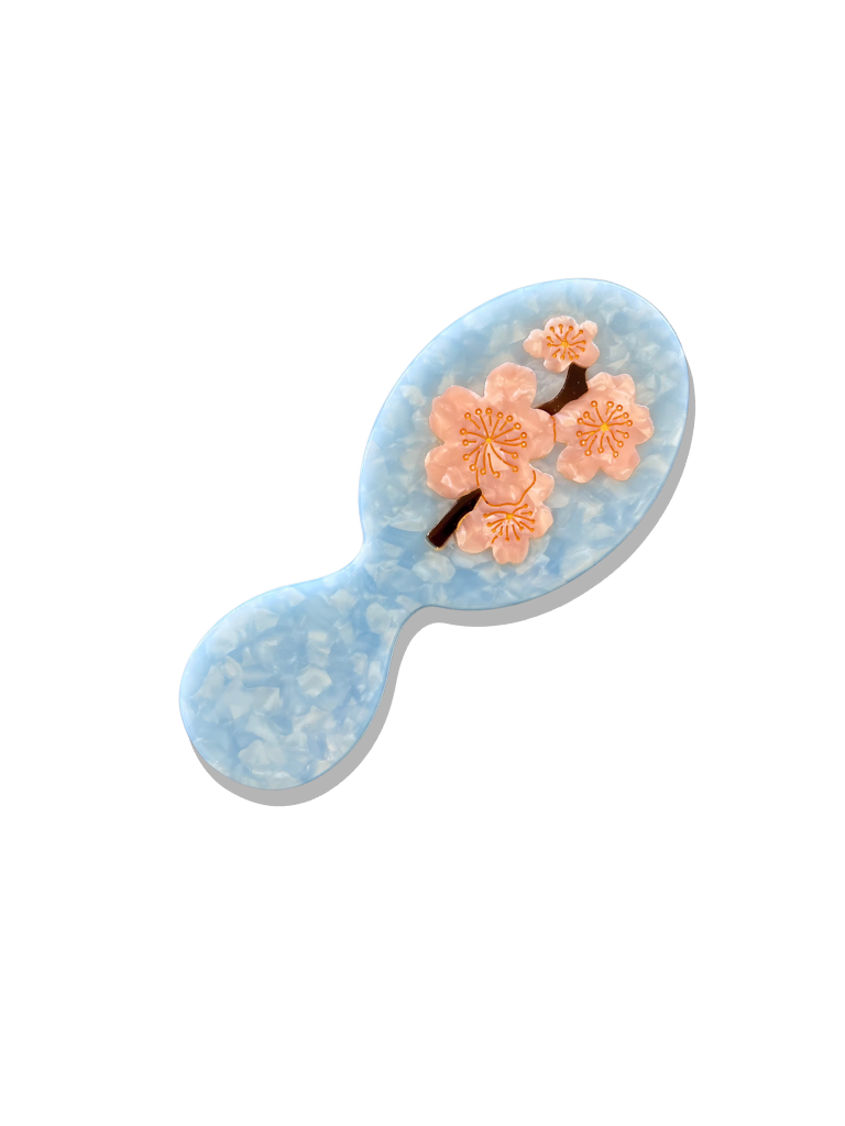 Hand-painted Cherry Blossom Handbag Hero Brush