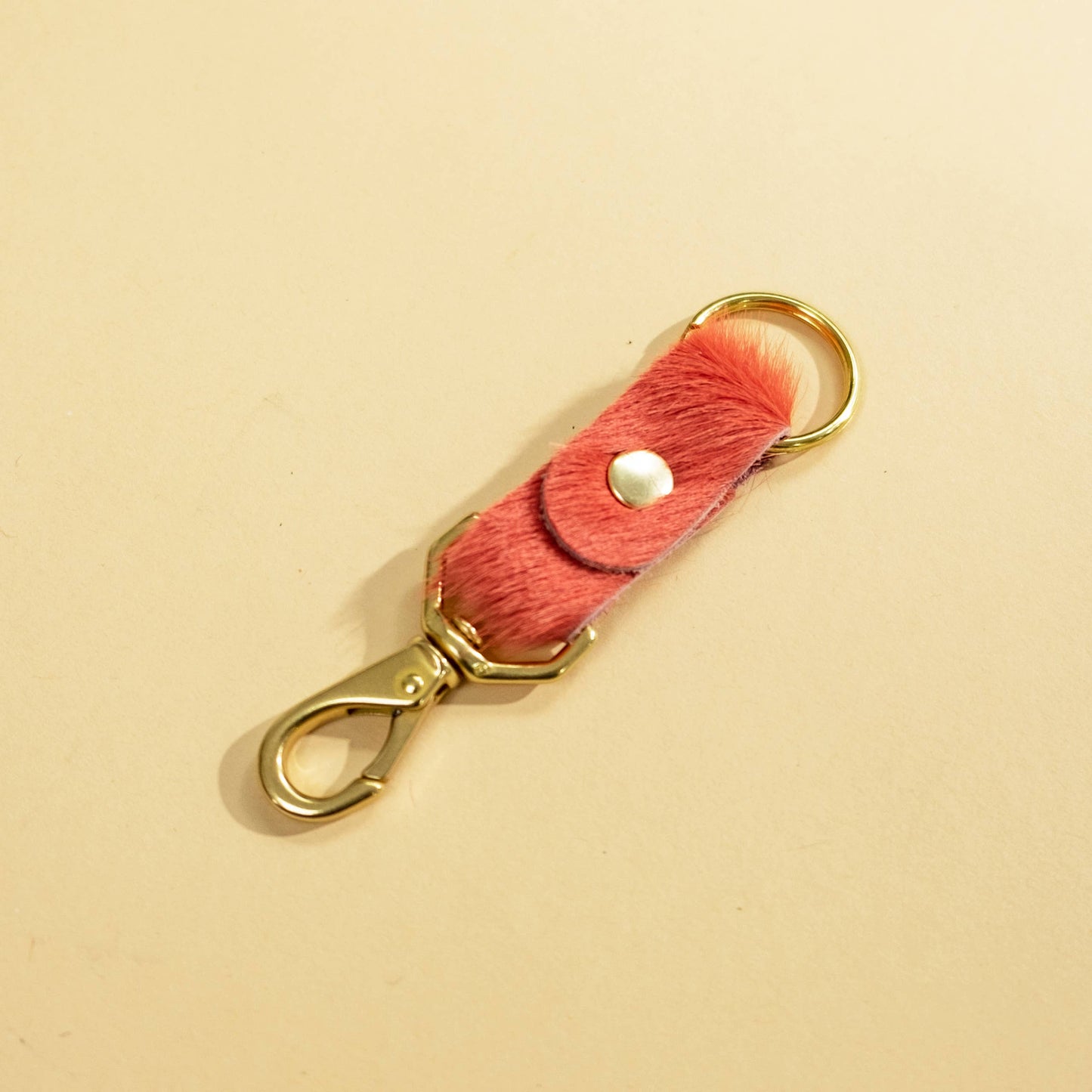 Keychain - Salmon Hair on Hide