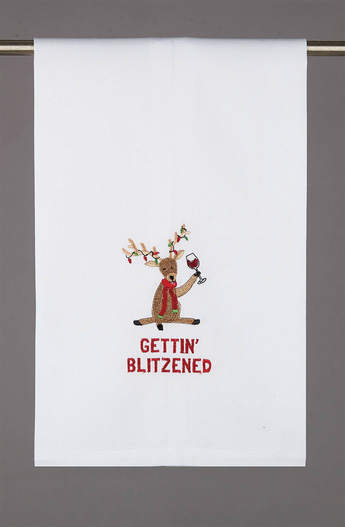 Gettin Blitzened Kitchen Towel