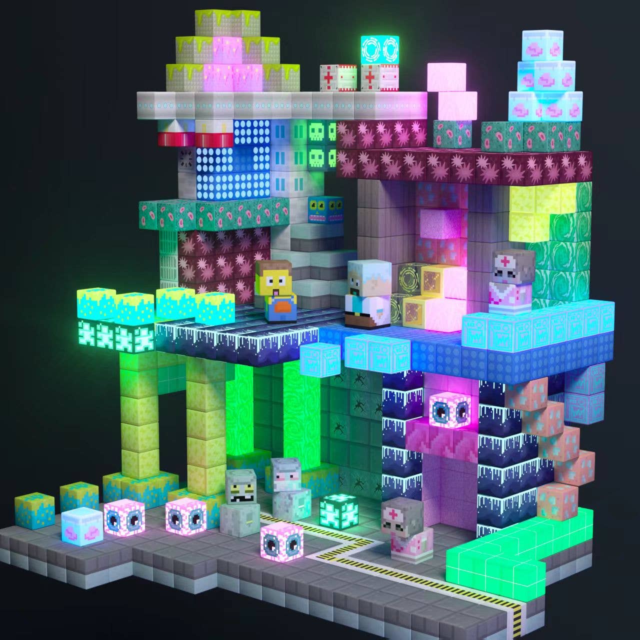 Magnetic Building Blocks