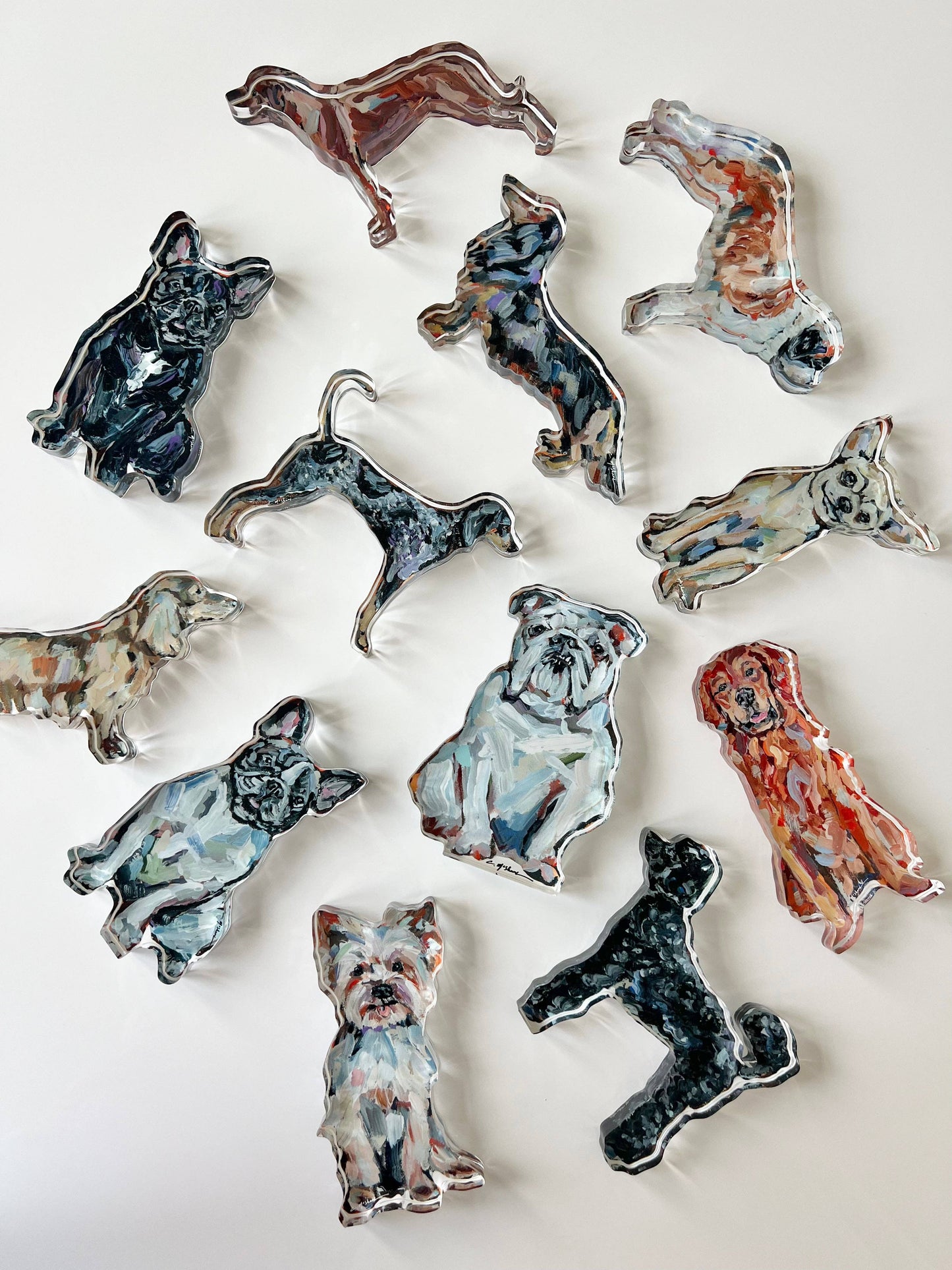 Golden Retriever Red acrylic