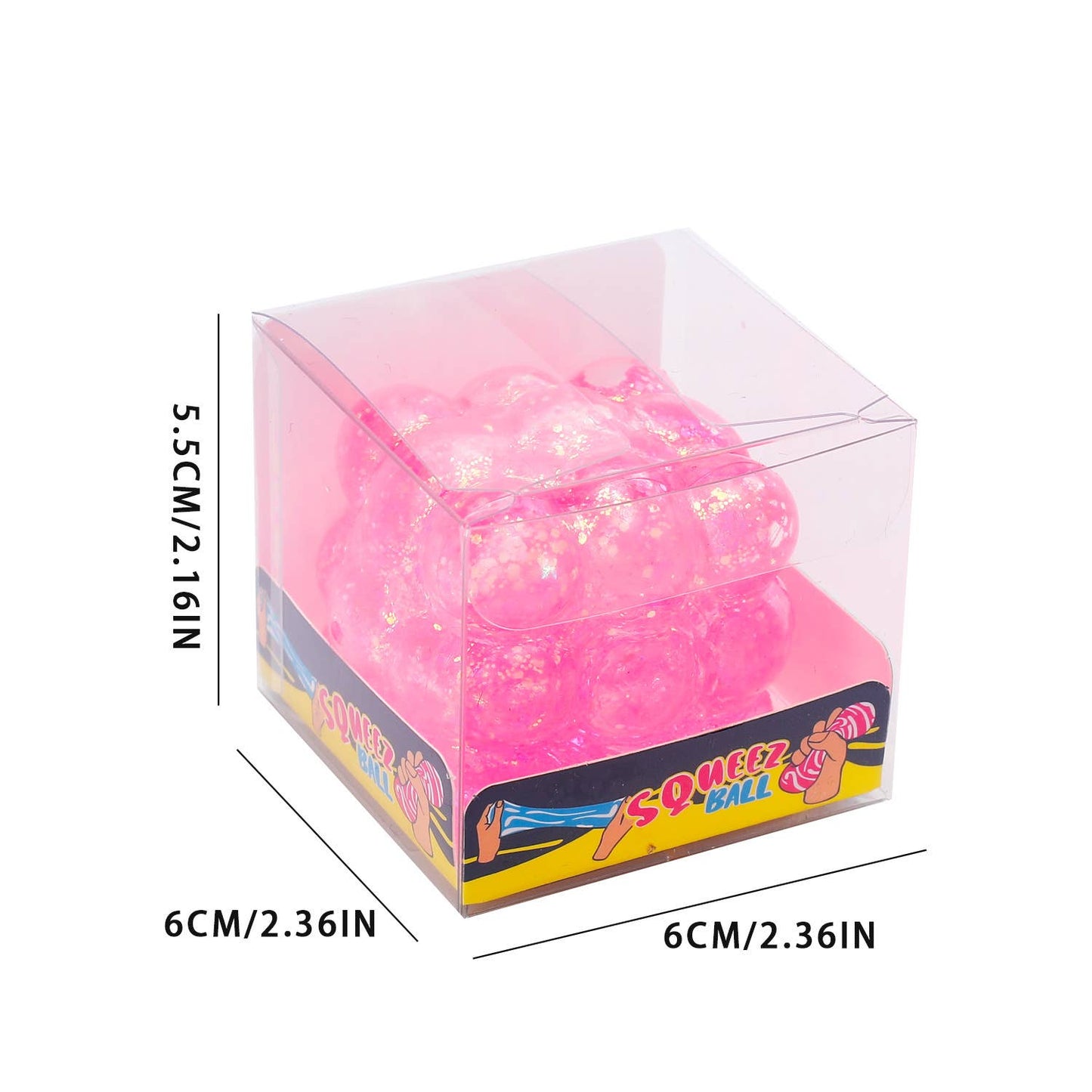 Glitter magic cube Squishy