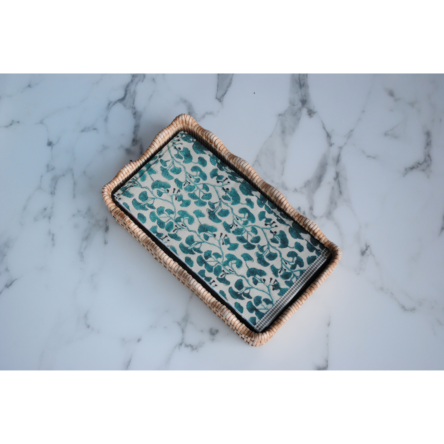 Ginkgo Leaves Block Print Napkins