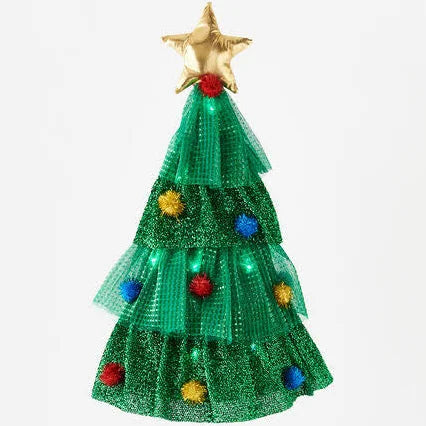 Lighted Christmas Tree Hat